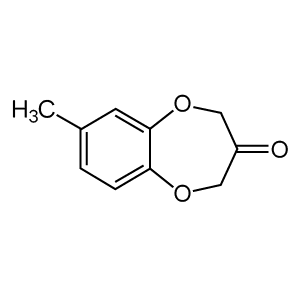 西瓜酮Caslone分子結構示意，呈現現代海洋香水的清新透明氣息
