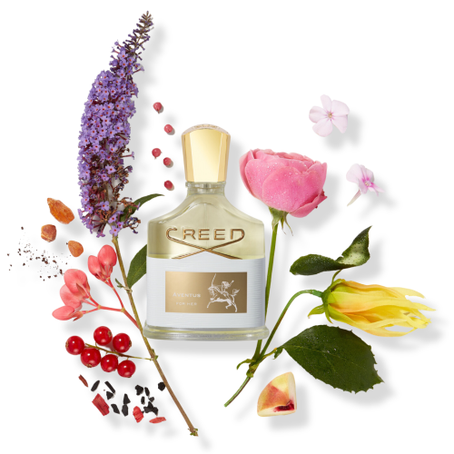 CREED 阿文圖斯 女香 淡香精及香材展示圖