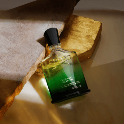 CREED 綠香岩蘭淡香精，清醒型香氣以岩蘭草與柑橘調呈現明亮綠意