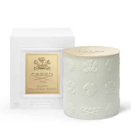 銀色山泉 香氛蠟燭 220g