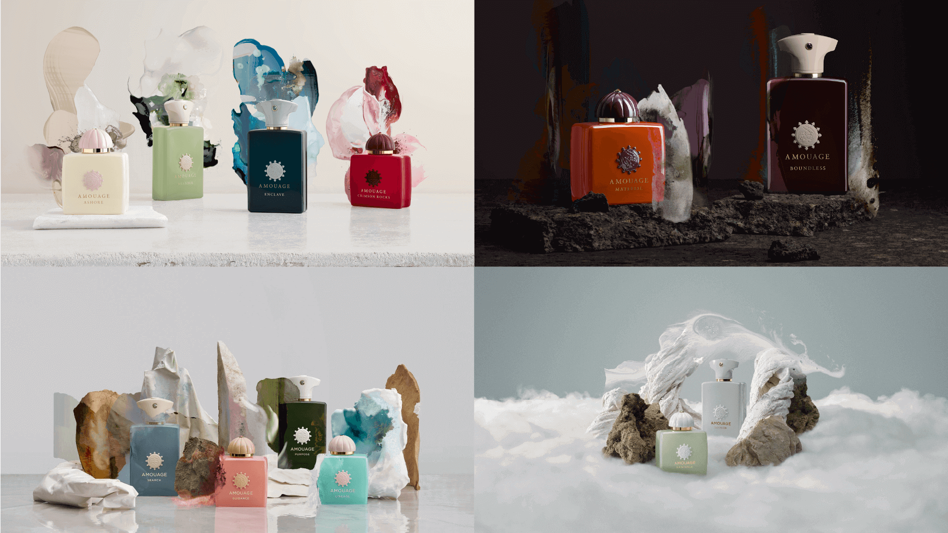 AMOUAGE 奧德賽系列全系列香水展示圖