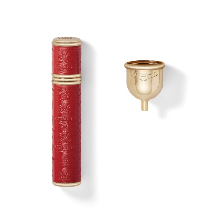 CREED皮革隨身香水瓶10ml(金/紅)