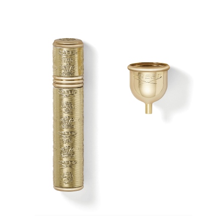 CREED皮革隨身香水瓶10ml(金/金)