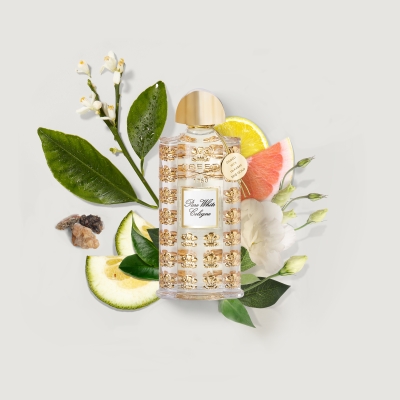 CREED 白霓偏偏 Pure White Cologne 香水與柑橘、花果香材,展現清透優雅的香氣