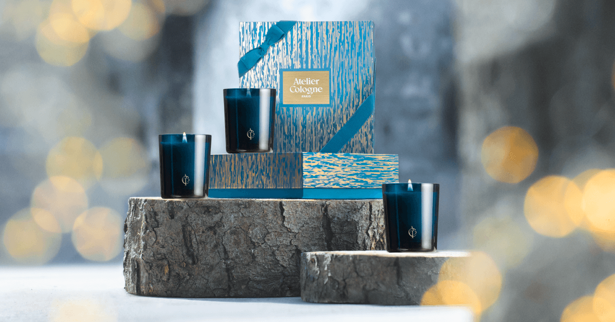 Atelier Cologne 法國聖誕系列香氛蠟燭展示圖