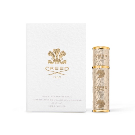 CREED 皮革隨身香水瓶 5ml（金色）